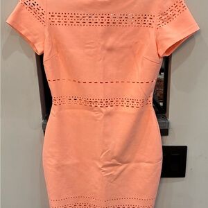 Elizabeth and James Coral Mini Dress